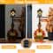 Glitzhome® 36"H Lighted Thanksgiving Wooden Turkey Lamp Post Porch Decor